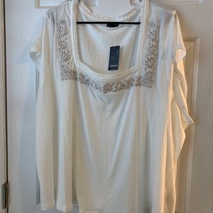 NWT Torrid Embroidered Top